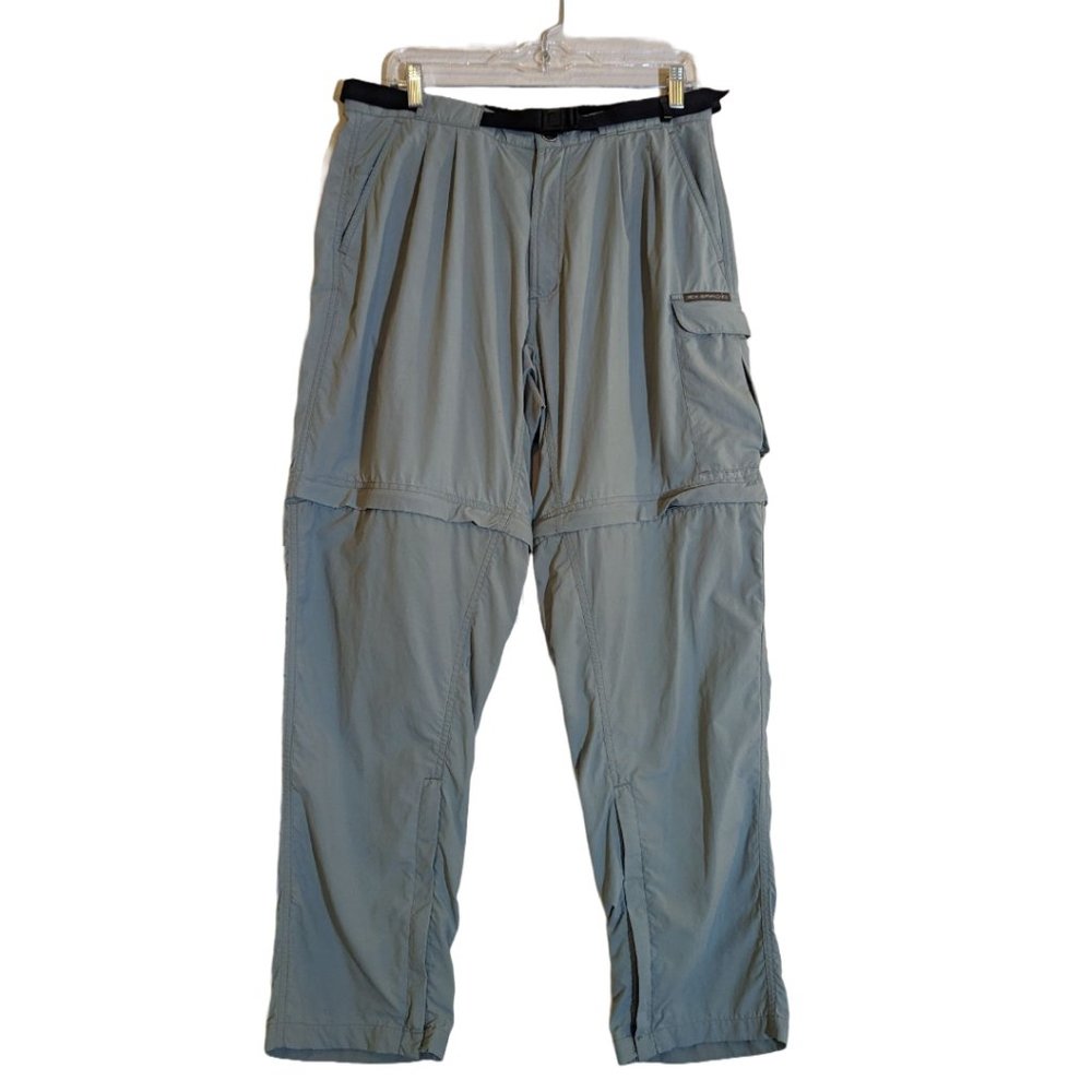 Ex Officio Cargo Zip-Off Hiking Pants Khaki Green Mens Size M